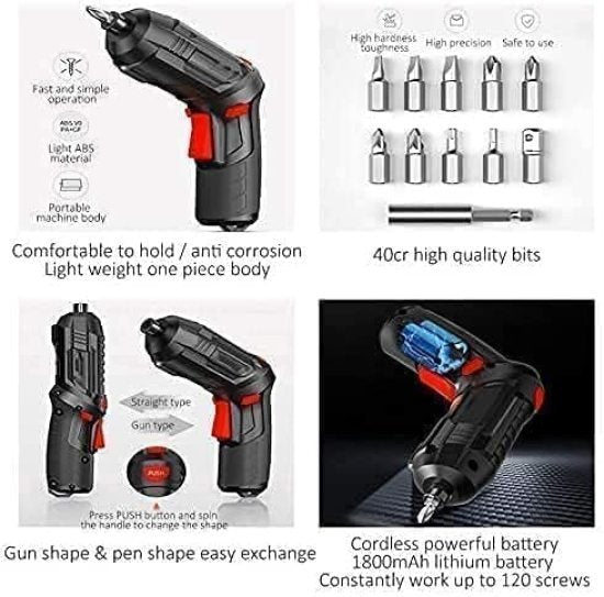 47 in 1 Cordless Electric Screwdriver Set