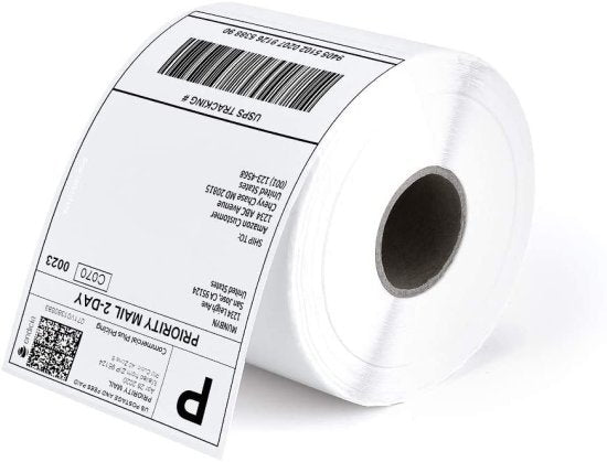 Whaterproof 4x6 PVC Thermal Roll 400 Label