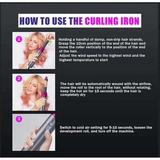 5 in 1 Multifunctional Hair Dryer Styling Tool