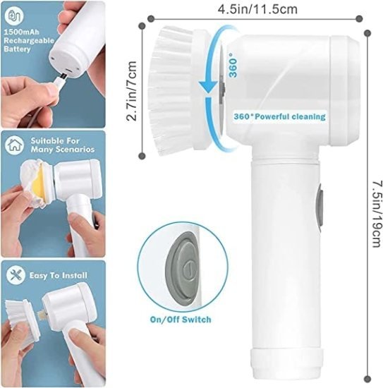 5 in 1 Usb Magic Brush