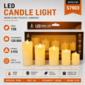 57903 (120)(5PC BOX)-CANDLE