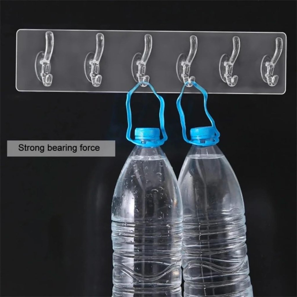6 Pcs Self Adhesive Hook Sticker