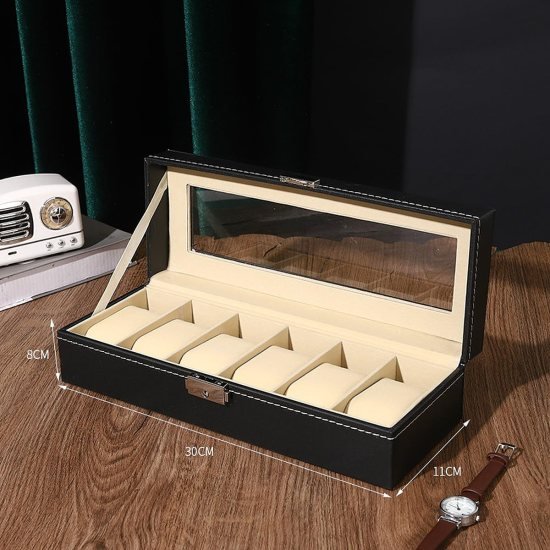 6 Slot Watch Collection Box