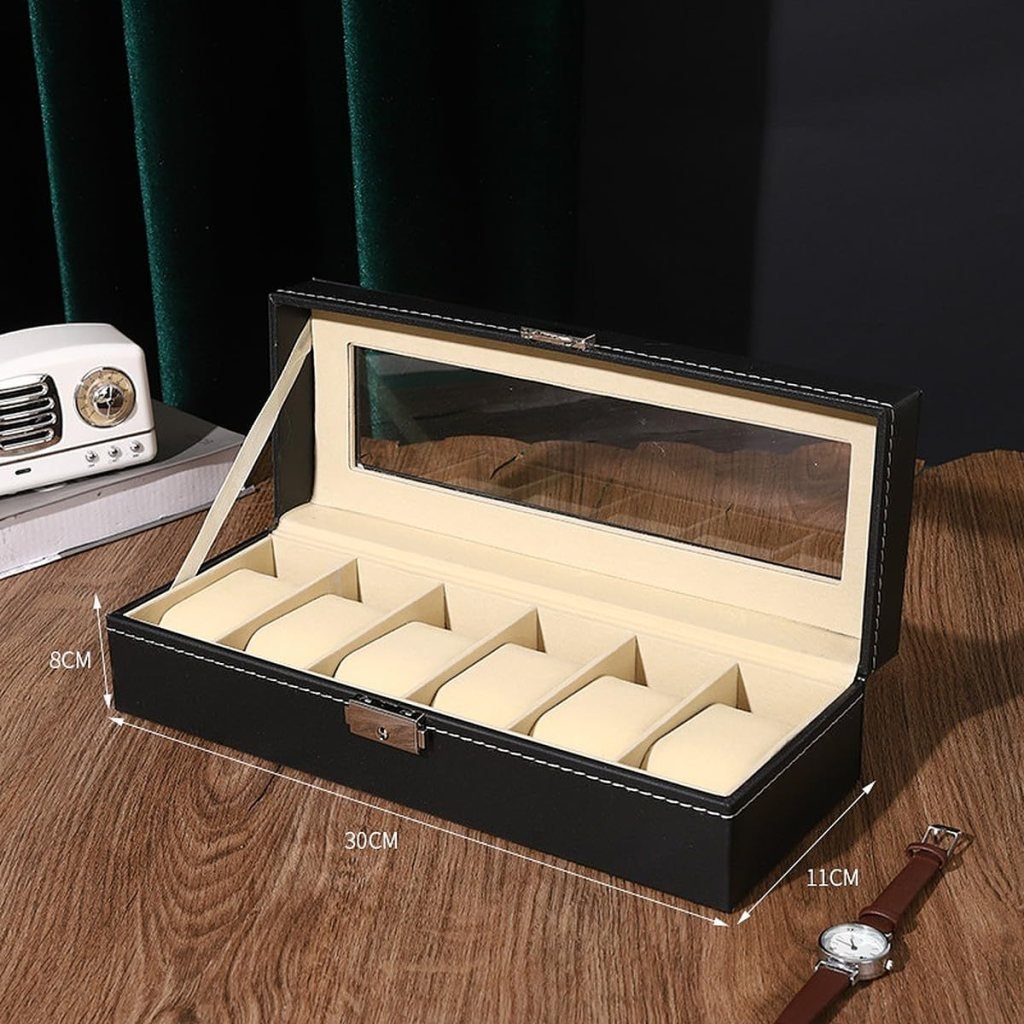 6 Slot Watch Collection Box