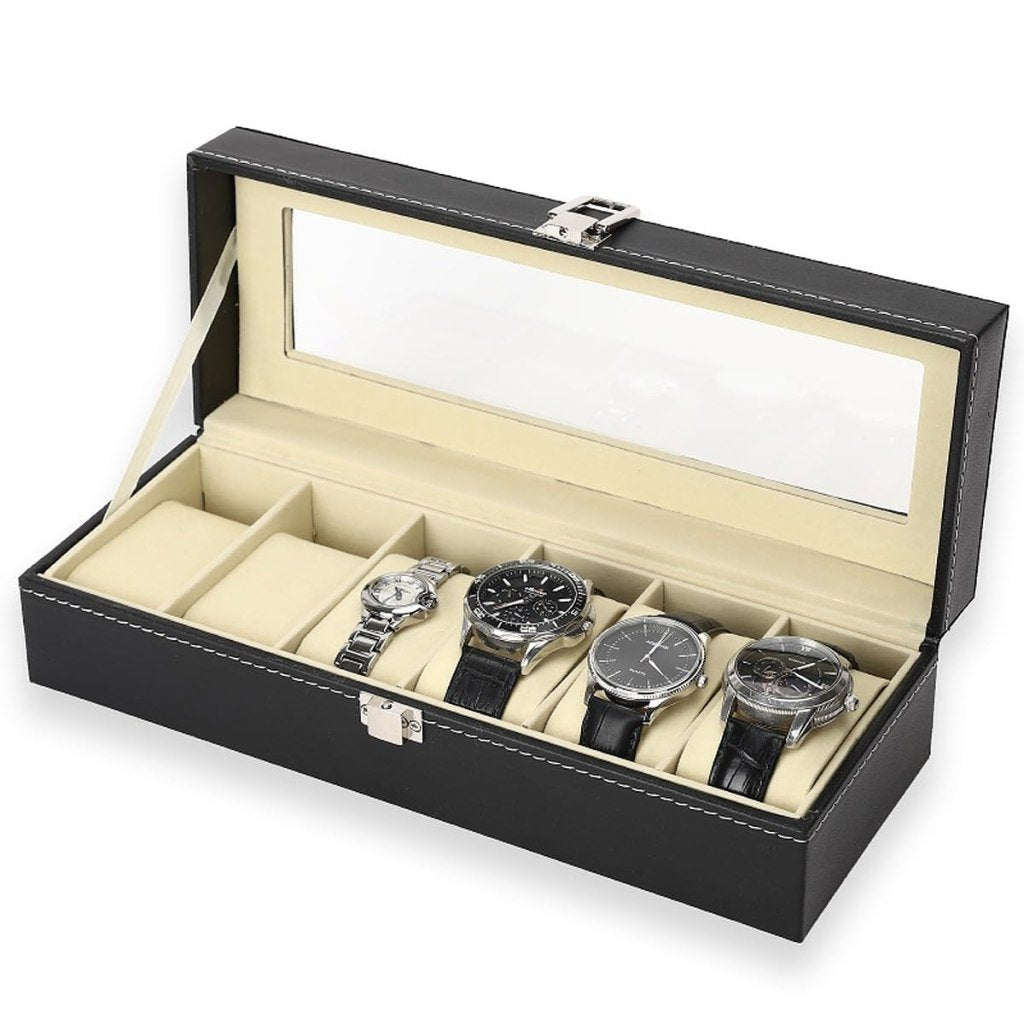 6 Slot Watch Collection Box