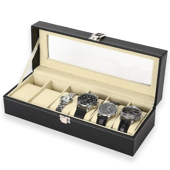 6 Slot Watch Collection Box
