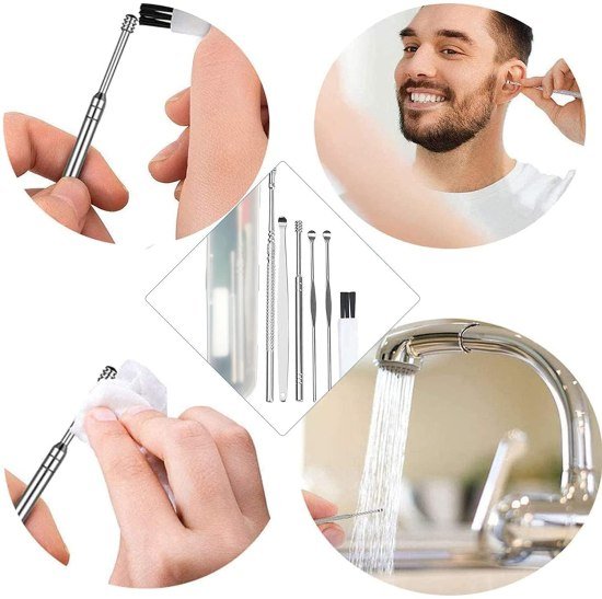 6 in 1 Ear Wax Cleaner set