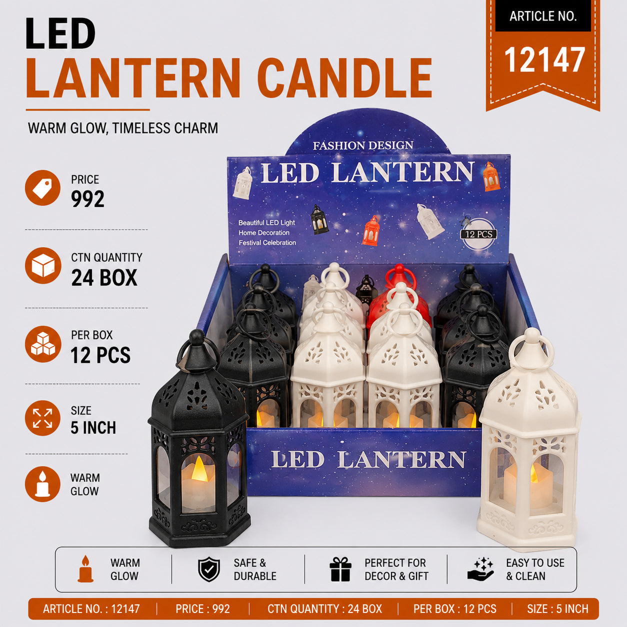 12147 (24) (12PC BOX)-CANDLE