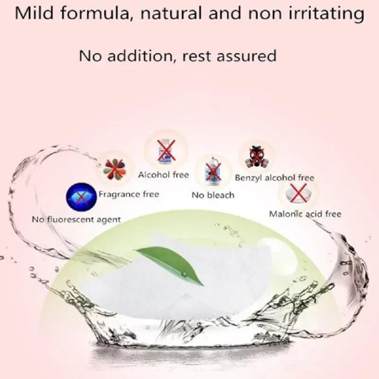 64 pcs Mini Wet Wipes Disposable Travelling Tissue