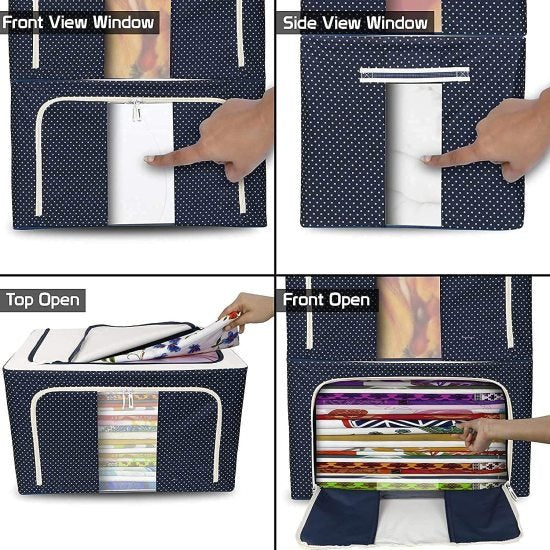 66 Liter Storage Bag Foldable Steel Frame
