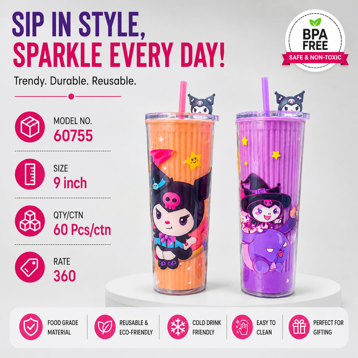 60755 (60)-PLASTIC SIPPER