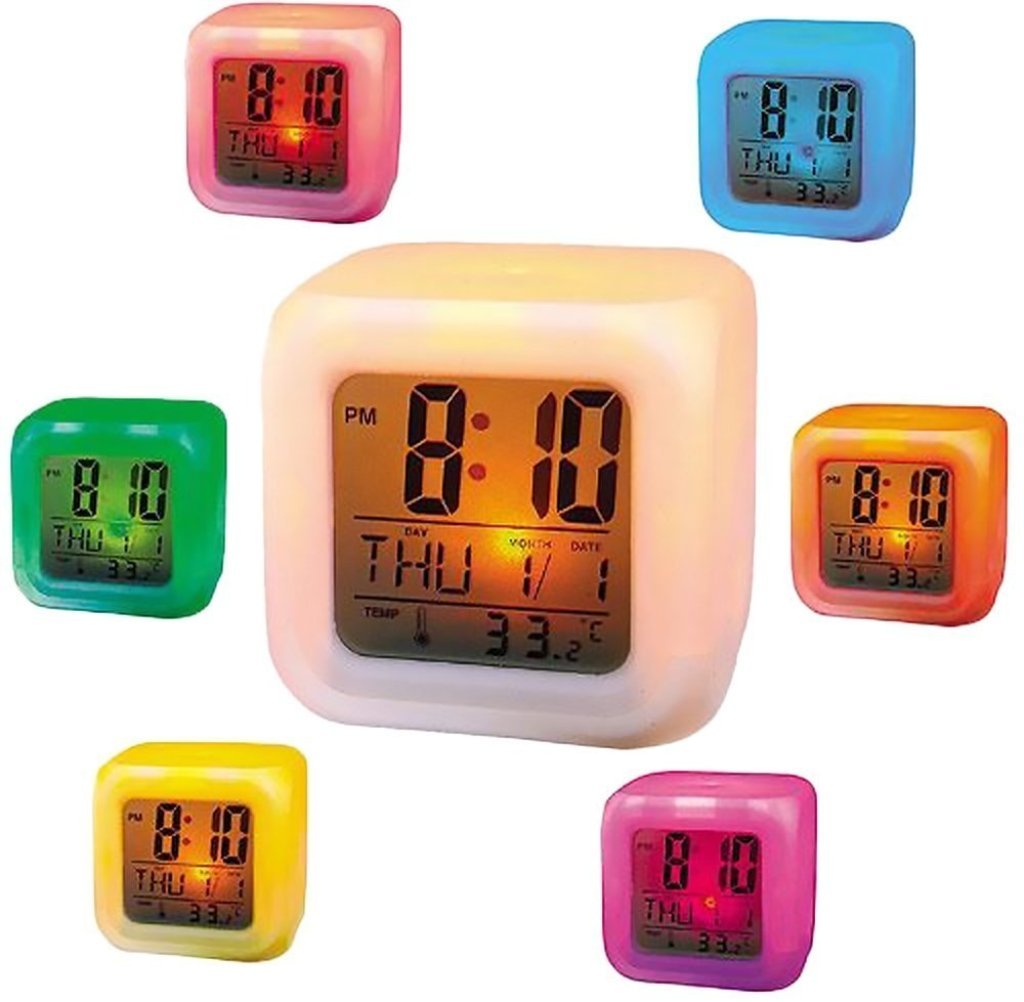 7 Color Change Clock