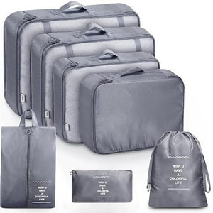 7 Pcs Travel organizer pouch bag