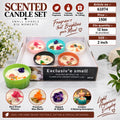 Dried Flower Scented Candle Set Pack of 12