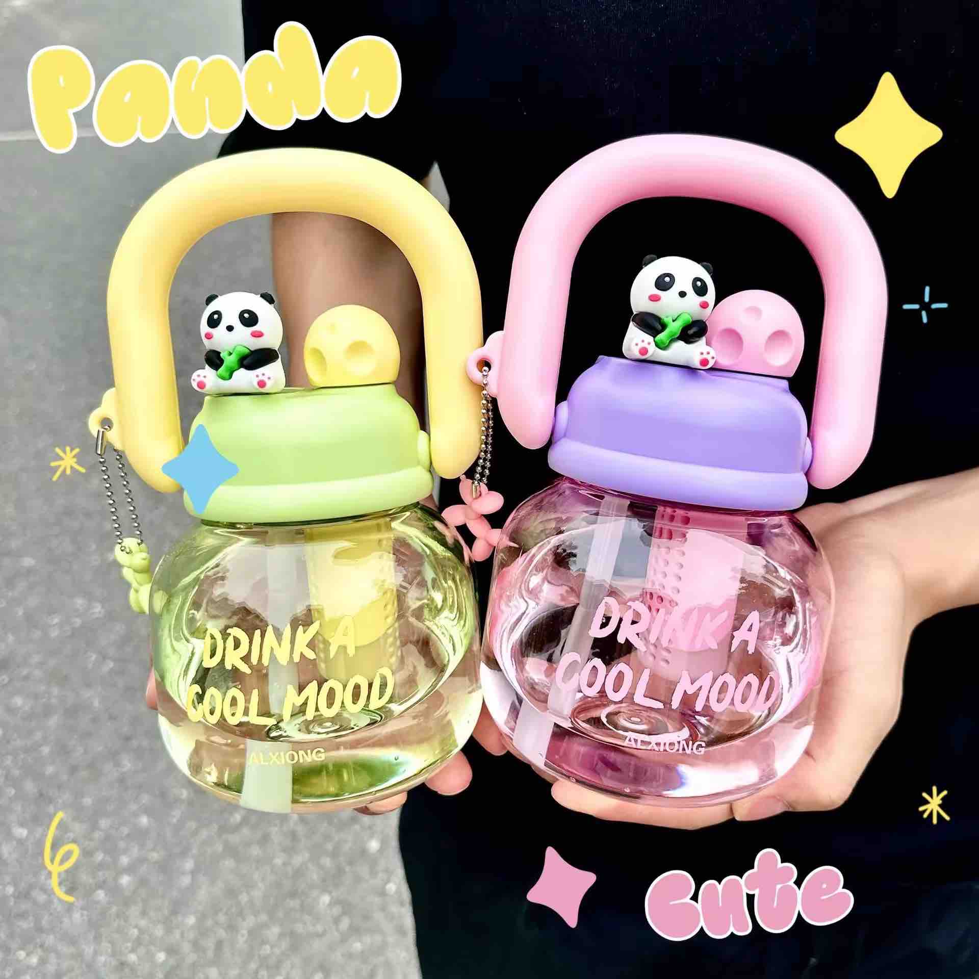 Cute Panda Fun Chain Bottle - Unique Bazar