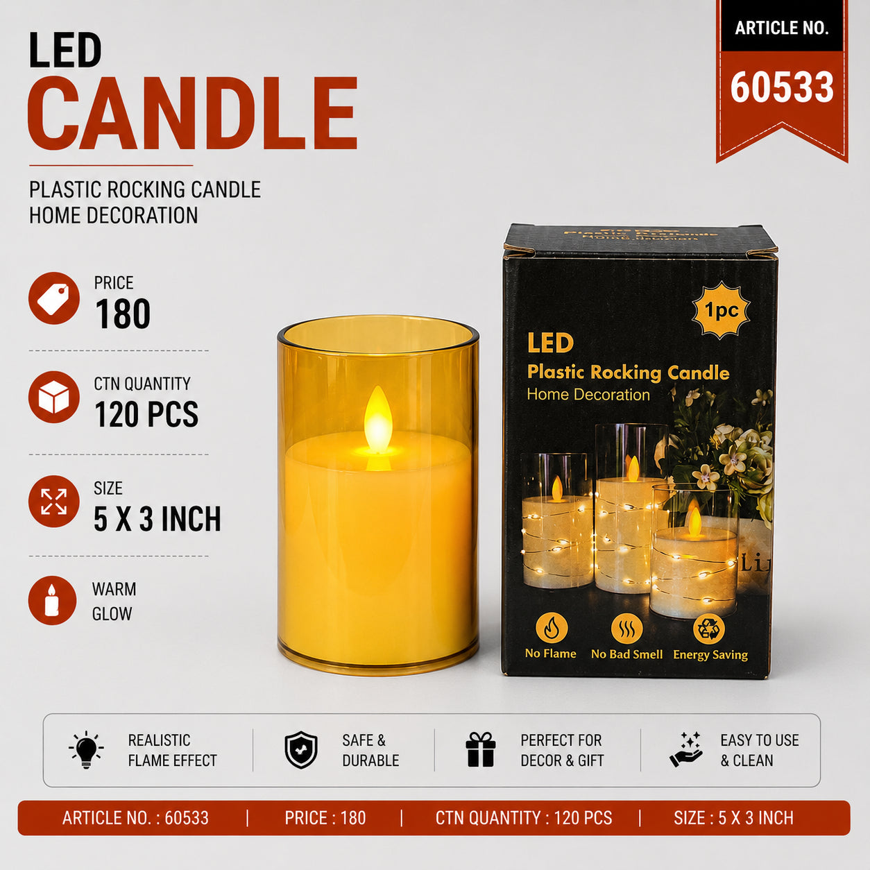 60533 (120)-LED CANDLE