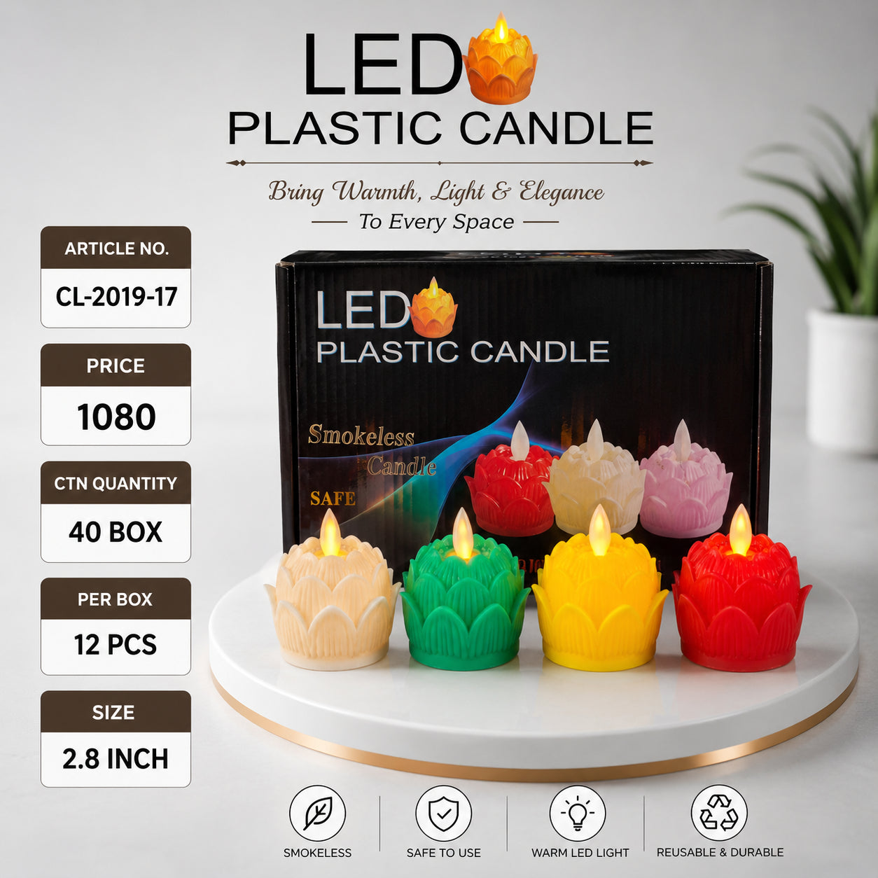 CL2019-17 (40) LED TEA LIGHT