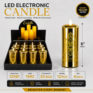 12581 (30BOX/CTN)(12PC/BOX) -CANDLE