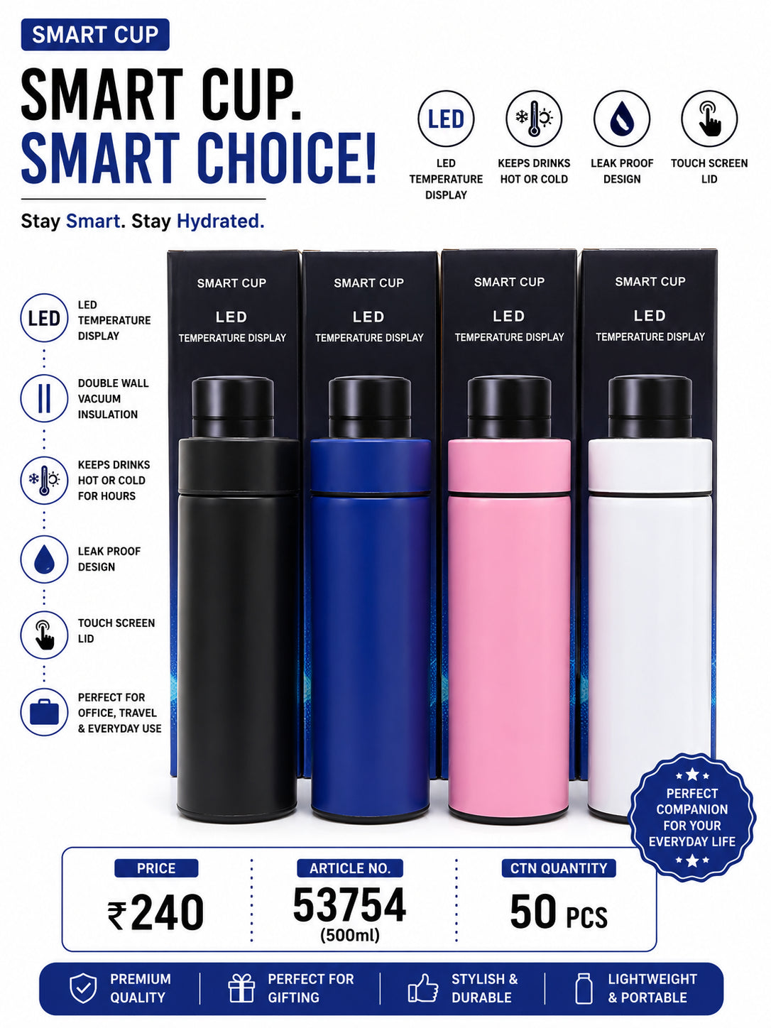 53754 (50) TEMPERATURE BOTTLE MIX NET