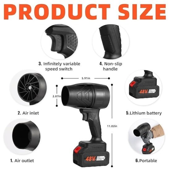 Portable Air blower Jet Car Dryer