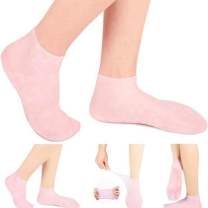 Aloe Silicone Heel Moisturizer Socks