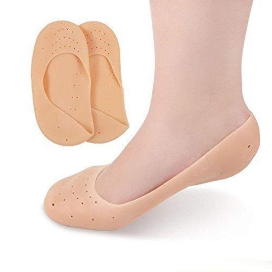 Silicon Socks Anti Crack Full Heel