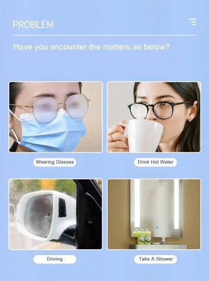 Anti Fog Wipes 100 Pcs