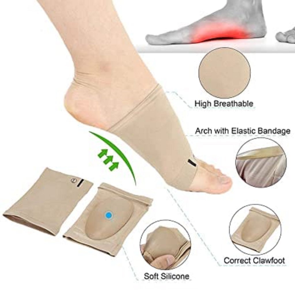 Arch Support Sleeve reusable Gel Pad