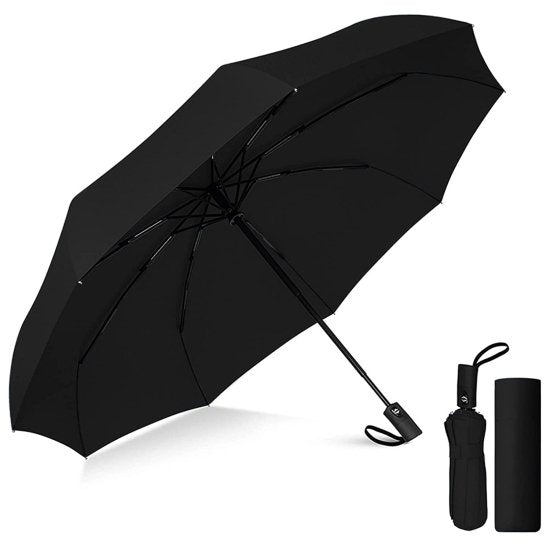 Auto Open Close Umbrella Black