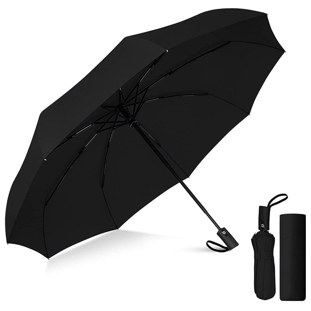 Auto Open Close Umbrella Black