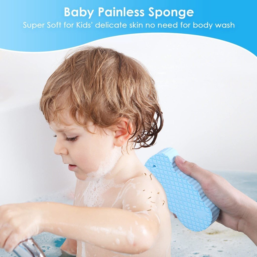 Baby Bath Sponge Painless
