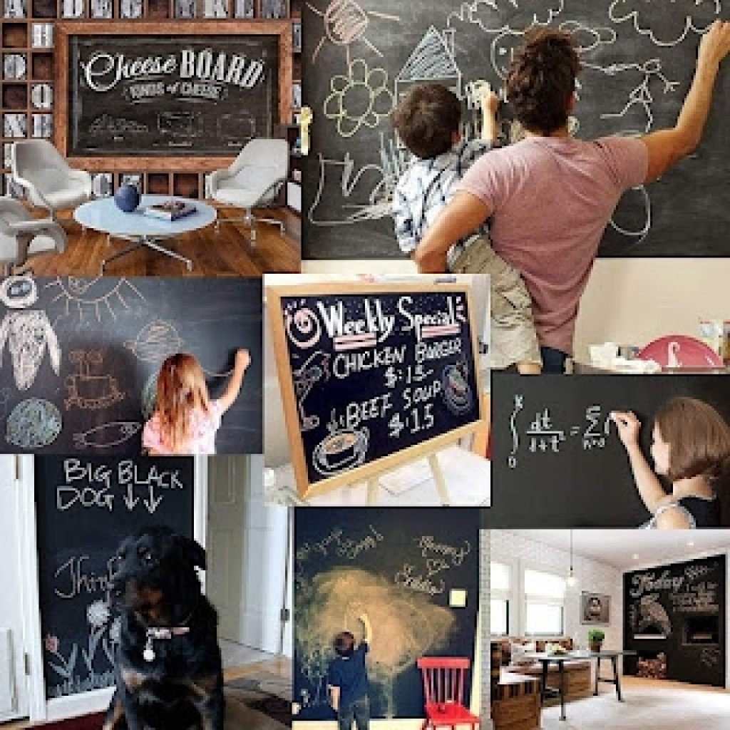 45x200 cm Black Board Sticker