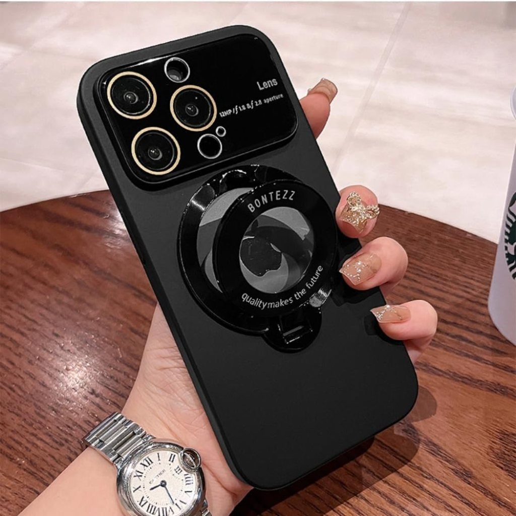 Black iPhone 15 Pro Max Mobile Cover