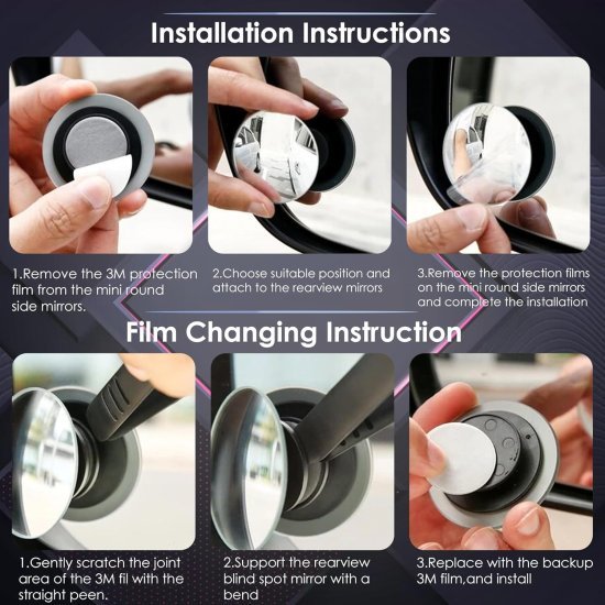 Car Blind Spot Mirror
