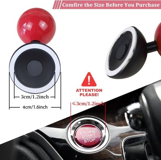 Car Push to Start Button Cover