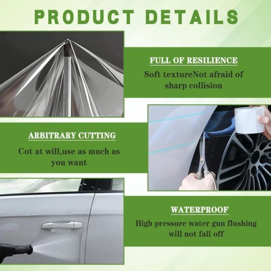 Car Scratch Protection Tape Transparent