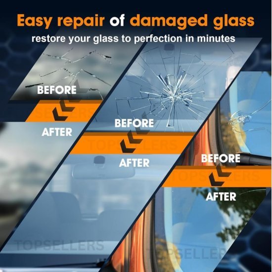 Car Windshield Repair Kit