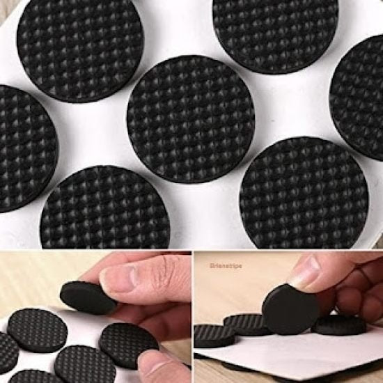 30 pcs Round Chair leg Pad Anti Slip Furniture Mat