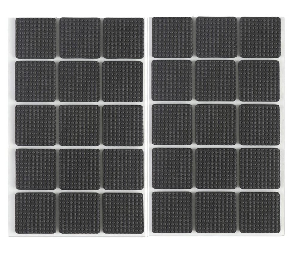30 pcs Square Chair leg Pad Anti Slip Furniture Mate