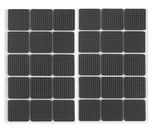 30 pcs Square Chair leg Pad Anti Slip Furniture Mate