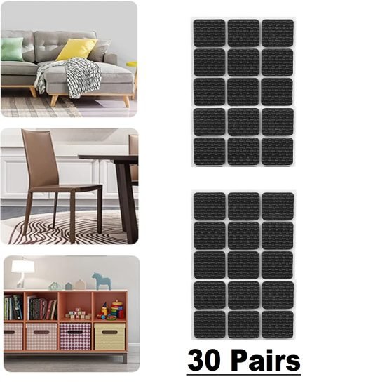 30 pcs Square Chair leg Pad Anti Slip Furniture Mate