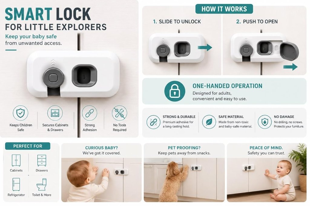 Child Safety Refrigerator Lock