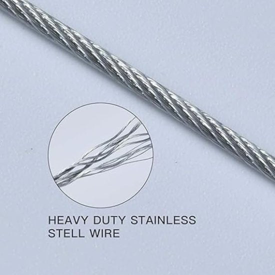 Heavy Duty Clothe Drying Wire Rope 5 Meter
