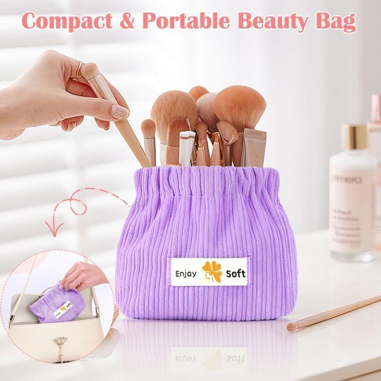 Corduroy Elastic Storage Bag