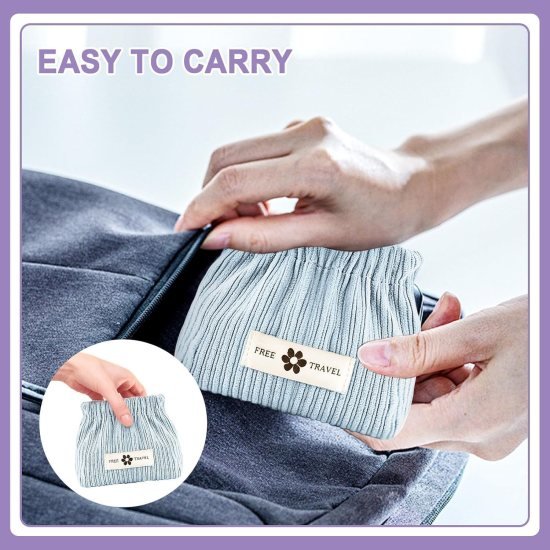 Corduroy Elastic Storage Bag