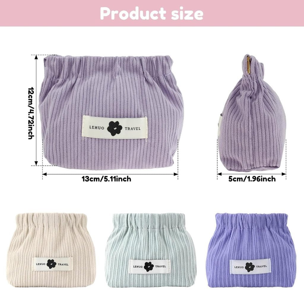 Corduroy Elastic Storage Bag