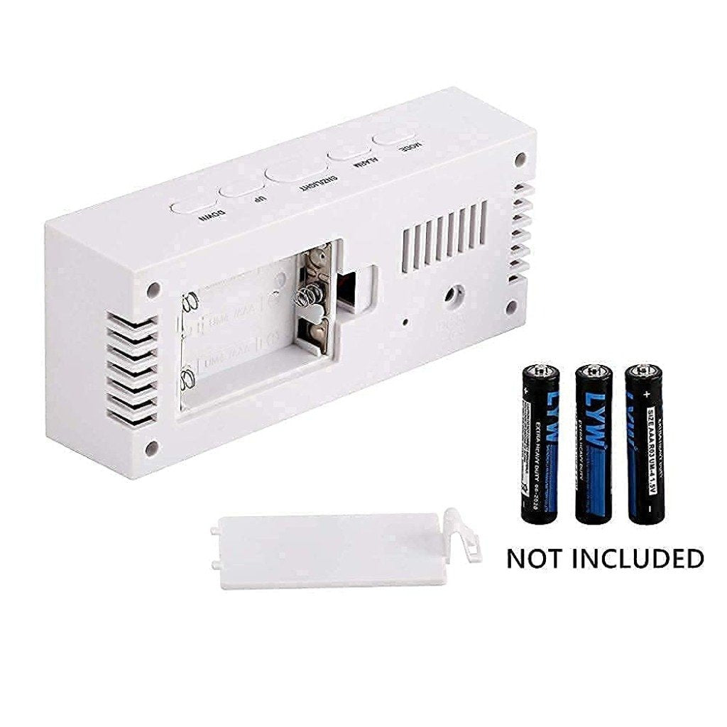 Digital Mirror Clock LED Display Alarm Cock