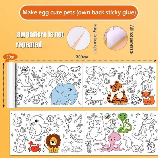 Drawing Painting Paper Roll for Kids