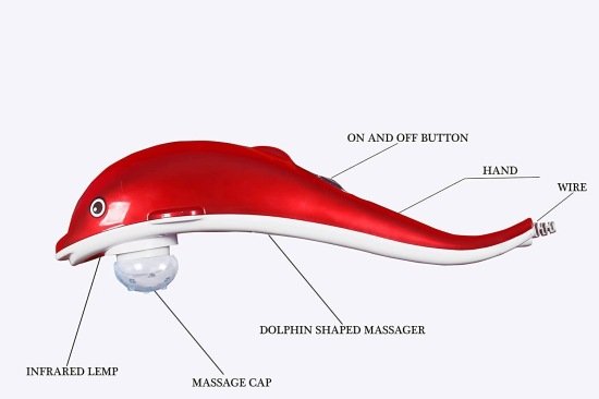 Electric Dolphin Handheld Massager
