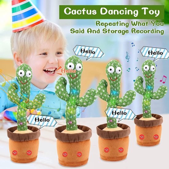 Dancing Cactus Toy chargeable